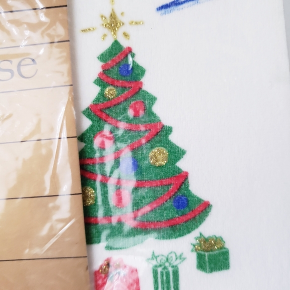 Vintage Holiday Christmas Print Panythose - Picture 5 of 8